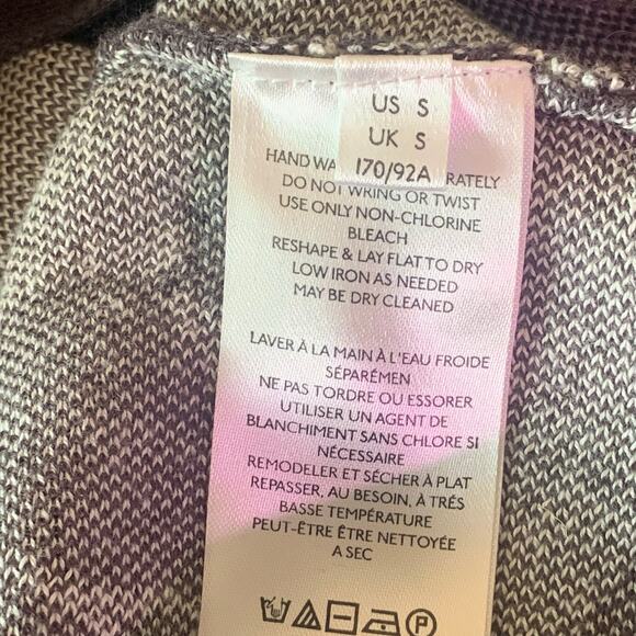 Anthropologie Daily Practice Black & White Oversized Sweater Size Small NWT - Picture 6 of 9